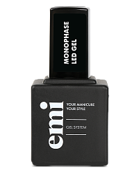 Гель для моделирования ногтей EMI MonoPhase LED Gel в бутылочке, 15 мл.