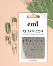 Charmicon 3D Silicone Stickers №231 Цветы и фразы