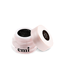 Гелевая краска EMI для фактурного моделирования ногтей, Hilly gel paint №001 Black, 5 г