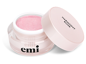 Акригель для моделирования ногтей EMI, Harmony Rose, с сияющим эффектом, 15 г